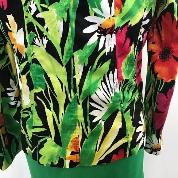 Chico's Lightweight Summer Floral Jacket/Blazer - Picture 13 of 15